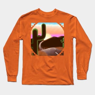 Desert Highway Mystery Shoe Long Sleeve T-Shirt